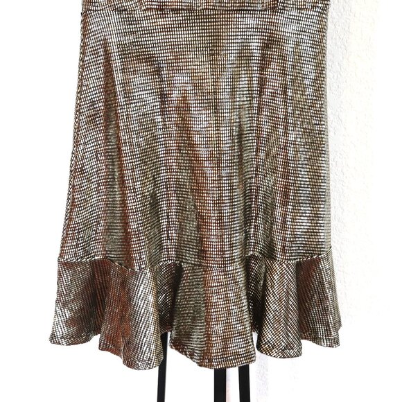 Everly | Glamorous Metallic Mini Dress - Picture 3 of 7